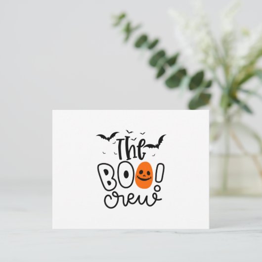 Die Boo-Crew Postkarte (Stehend Vorderseite)
