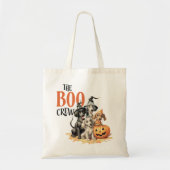 Die Boo-Crew Retro-Hunde Halloween Tragetasche (Vorne)