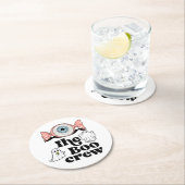 Die Boo-Crew | Spooktacular Halloween Squad Runder Pappuntersetzer (Vor Ort)