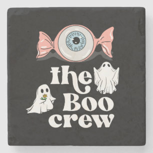 Die Boo-Crew   Spooktacular Halloween Squad Steinuntersetzer