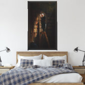 Die Bookworm von Carl Spitzweg Leinwanddruck (Insitu (Schlafzimmer))