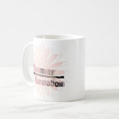 Die Boomer-Generation Kaffeetasse (Vorderseite Links)