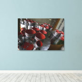 Die Booster der Sojus TMA-14 Raumsonde 2 Leinwanddruck (Insitu (Holzboden))