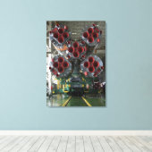 Die Booster der Sojus TMA-14-Raumsonde Leinwanddruck (Insitu (Holzboden))