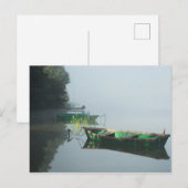 Die Boote auf dem ruhigen See - Postkarte (Vorne/Hinten)