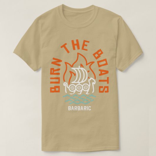 Die Boote brennen T-Shirt (Design vorne)