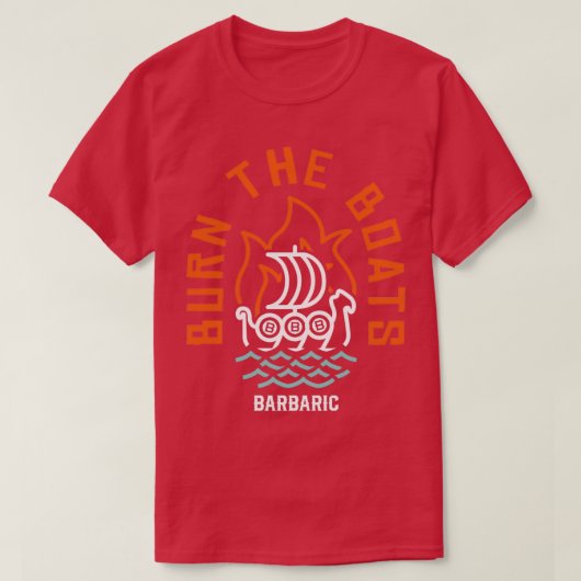 Die Boote brennen T-Shirt (Design vorne)