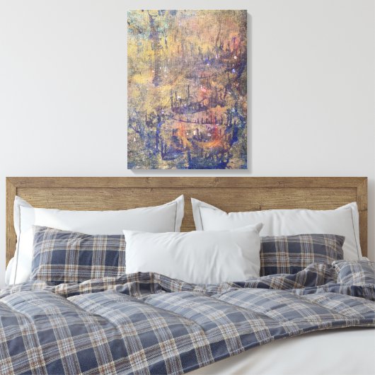 Die Boote in der Akrylylic-SturmPrint Leinwanddruck (Insitu (Schlafzimmer))