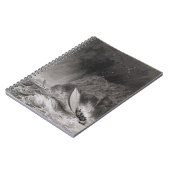 Die Boote vor Walden Insel in einem Schnee Notizblock (Linke Seite)