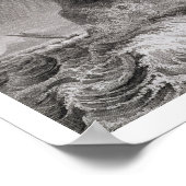 Die Boote vor Walden Island in einem Schneesturm, Poster (Ecke)