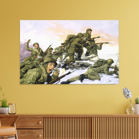 Die Borinqueneure von Dominic D'Andrea Print Leinwanddruck (Insitu (Wohnzimmer))