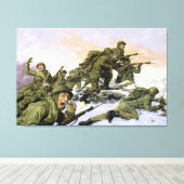 Die Borinqueneure von Dominic D'Andrea Print Leinwanddruck (Insitu (Holzboden))