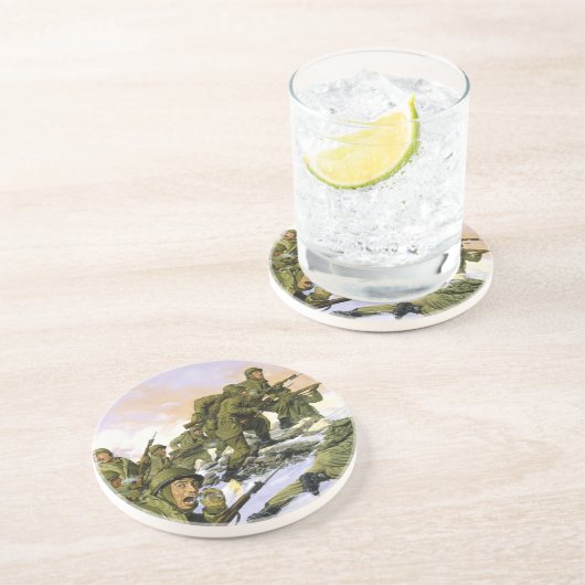 Die Borinqueneure von Dominic D'Andrea Sandstein Untersetzer (Seite)