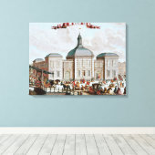 Die Börse, Amsterdam, 1743 Leinwanddruck (Insitu (Holzboden))