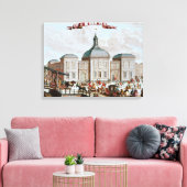 Die Börse, Amsterdam, 1743 Leinwanddruck (Insitu (Wohnzimmer))