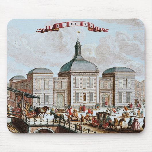 Die Börse, Amsterdam, 1743 Mousepad (Vorne)