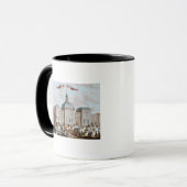 Die Börse, Amsterdam, 1743 Tasse (Vorderseite Links)