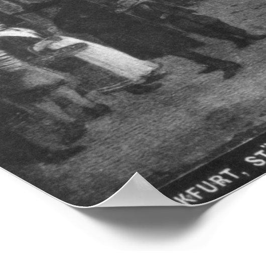 Die Börse in Amsterdam Poster (Ecke)