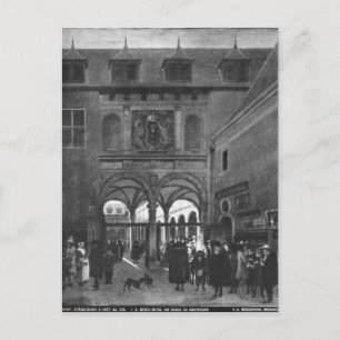 Die Börse in Amsterdam Postkarte