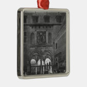 Die Börse in Amsterdam Silbernes Ornament (Rechts)