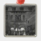 Die Börse in Amsterdam Silbernes Ornament (Vorne)