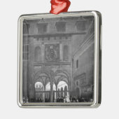 Die Börse in Amsterdam Silbernes Ornament (Links)