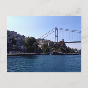 Die Bosphärische Brücke in Istanbul, Türkei Postkarte