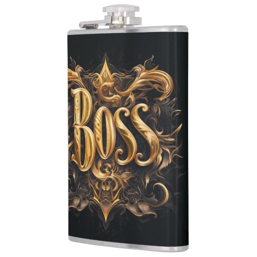 Die Boss-Flasche Flachmann (Links)