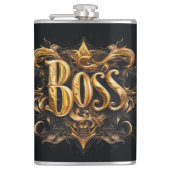 Die Boss-Flasche Flachmann (Vorderseite)