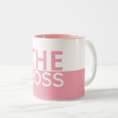 Die Boss-Kontrast-Tasse Zweifarbige Tasse (VorderseiteRechts)