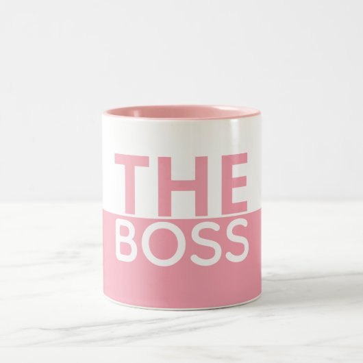 Die Boss-Kontrast-Tasse Zweifarbige Tasse (Mittel)