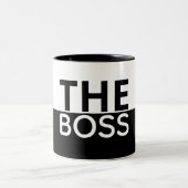 Die Boss-Kontrast-Tasse Zweifarbige Tasse (Mittel)