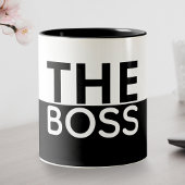 Die Boss-Kontrast-Tasse Zweifarbige Tasse
