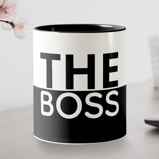 Die Boss-Kontrast-Tasse Zweifarbige Tasse