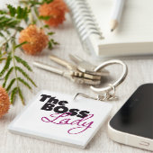 Die Boss Lady Schlüsselanhänger (Vorderseite rechts)