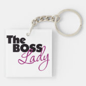Die Boss Lady Schlüsselanhänger (Rückseite)