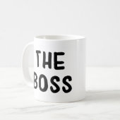 Die Boss-Tasse, Geschenke für Ihren Chef, Geschenk Kaffeetasse (Vorderseite Links)