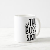Die Bossy Schwester Tumbler Tasse Geschenk Idee (VorderseiteRechts)