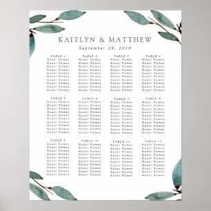 Die Botanische Bliss-Hochzeitskollektion Poster
