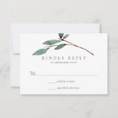 Die Botanische Bliss-Hochzeitskollektion RSVP Karte (Vorderseite)