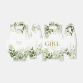 Die botanische Gold-Baby-Dusche aus Girl Greenery Geschenkschachtel (Ungefaltet)