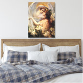 Die Botschaft der Engel Leinwanddruck (Insitu (Schlafzimmer))