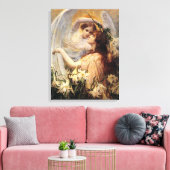 Die Botschaft der Engel Leinwanddruck (Insitu (Wohnzimmer))