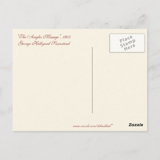 Die Botschaft der Engel Postkarte (Rückseite)