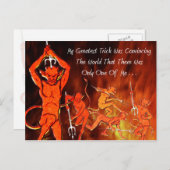 Die Botschaft des Teufels Postkarte (Vorne/Hinten)