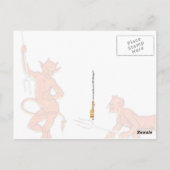 Die Botschaft des Teufels Postkarte (Rückseite)