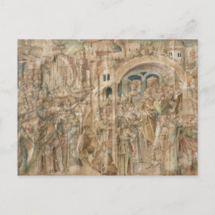 Die Botschaft von Antenor nach Griechenland und da Postkarte