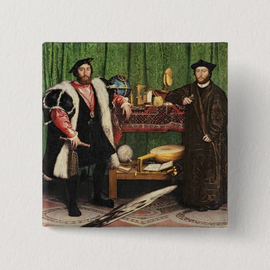 Die Botschafter, 1533 Button (Vorderseite)