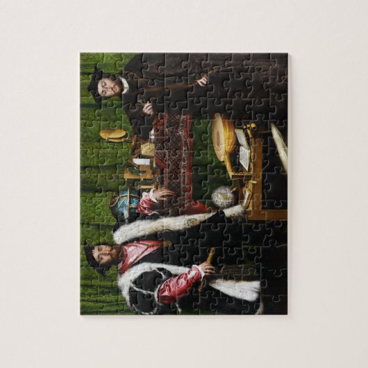 Die Botschafter durch Hans Holbein das jüngere Puzzle (Vertikal)