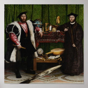 Die Botschafter - Hans Holbein der Jüngere - 1533 Poster